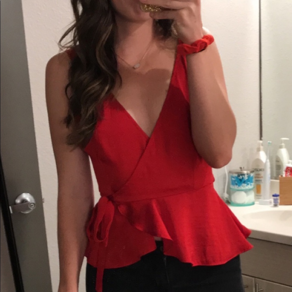 Free People silk top
